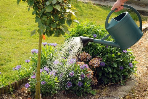 Site documentation and insurance certificates for an insured gardening service